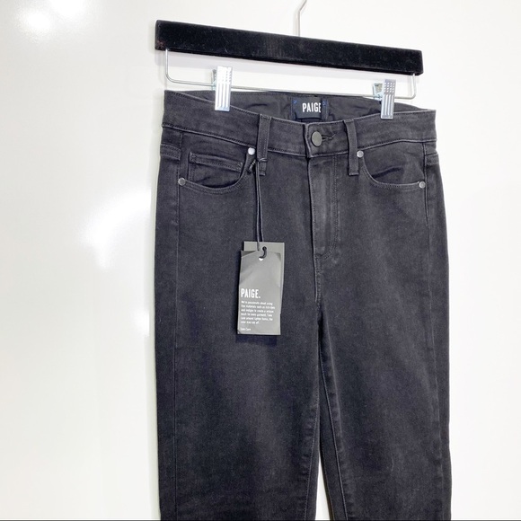 NWT PAIGE Rafaela Ruffle Hem High Waist Skinny Jeans - Picture 4 of 13